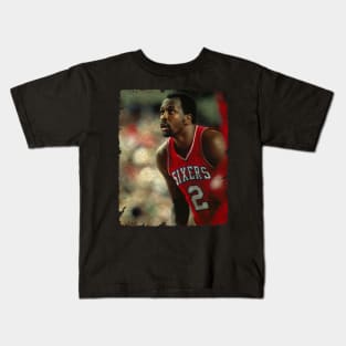 Moses Malone #2 in Sixers Kids T-Shirt